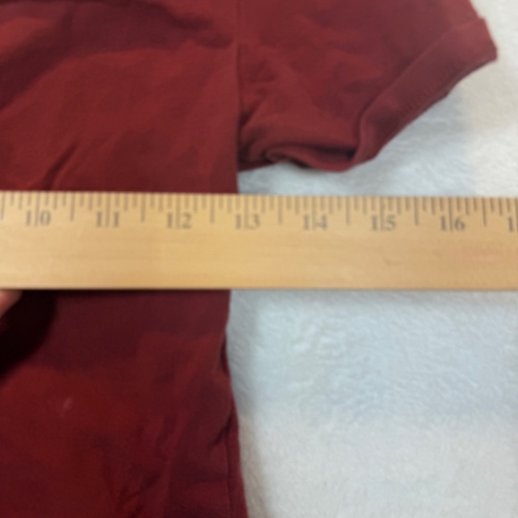 Forever 21 Crop Top Womens Size Medium Rust Cut out Back Preppy T-Shirt 90s - Picture 4 of 7